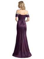 Corset Beaded Trumpet Prom Dress 