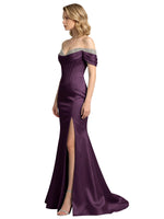 Corset Beaded Trumpet Prom Dress 