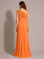 One-Shoulder Prom Dress with Slit