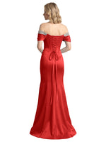 Corset Beaded Trumpet Prom Dress 