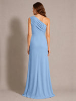 One-Shoulder Prom Dress with Slit