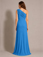 One-Shoulder Prom Dress with Slit