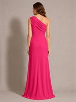 One-Shoulder Prom Dress with Slit