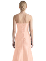 Strapless Ruched Bodice Prom Dress 