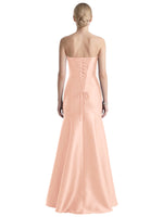Strapless Ruched Bodice Prom Dress 