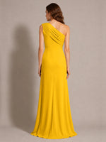 One-Shoulder Prom Dress with Slit