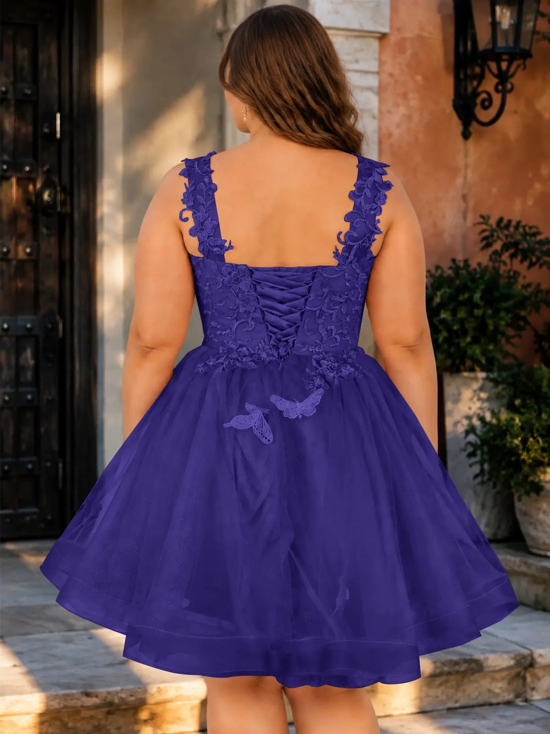 Tulle Sweetheart A-line Dress-Plus Size