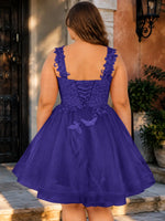 Tulle Sweetheart A-line Dress-Plus Size