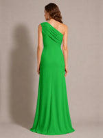 One-Shoulder Prom Dress with Slit
