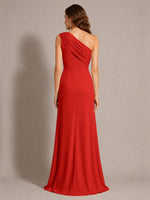 One-Shoulder Prom Dress with Slit