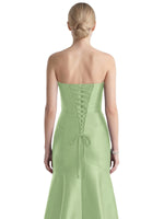 Strapless Ruched Bodice Prom Dress 