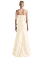 Strapless Ruched Bodice Prom Dress 