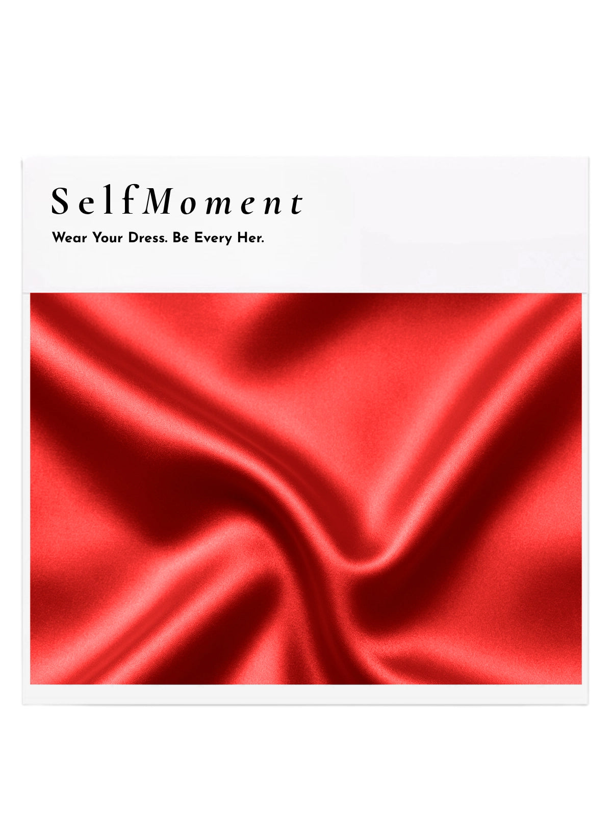 Muestra de tela similar a la seda de SelfMoment