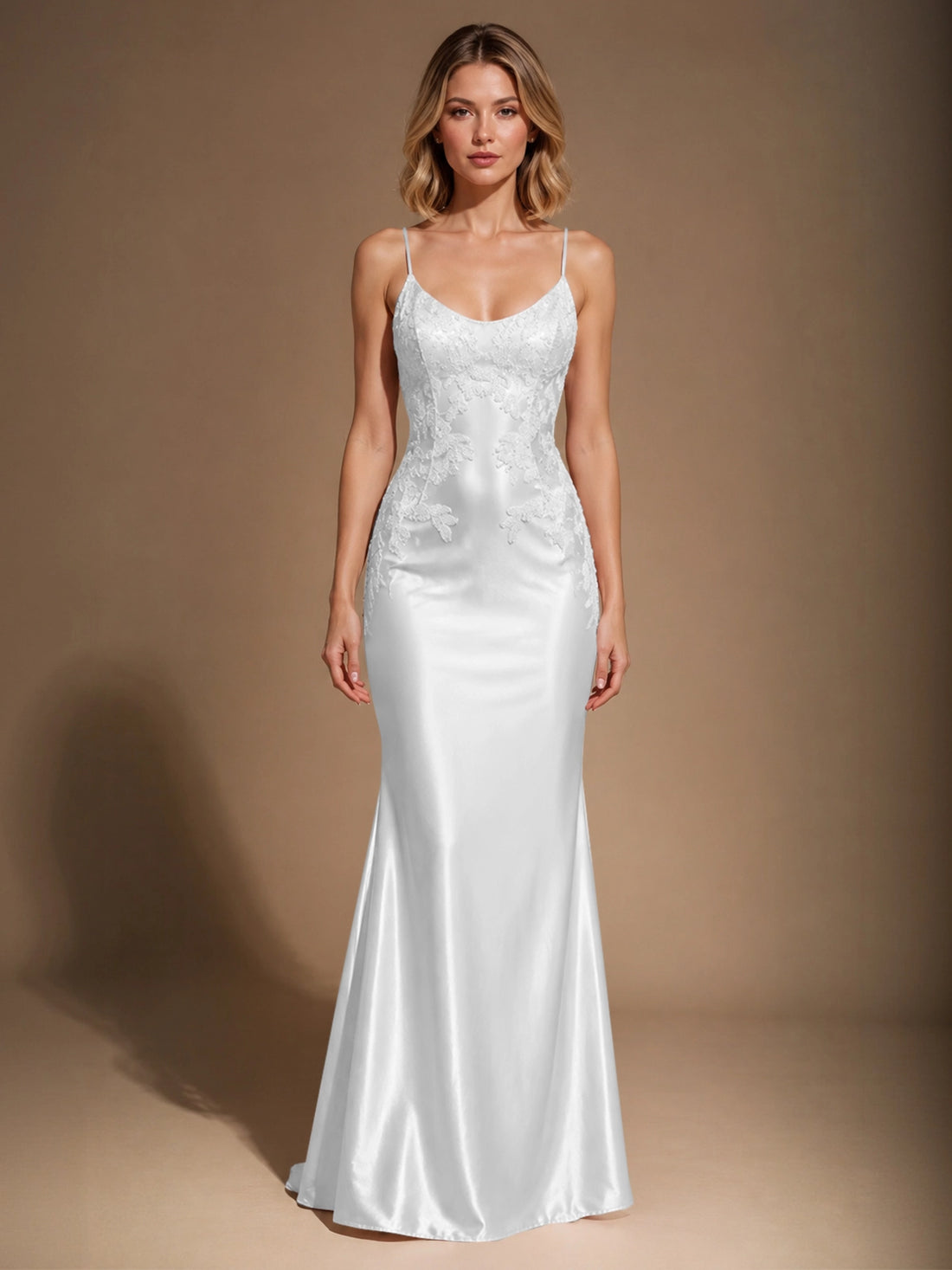 Mermaid Prom Dress with Sequin Appliques 