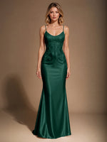 Mermaid Prom Dress with Sequin Appliques 