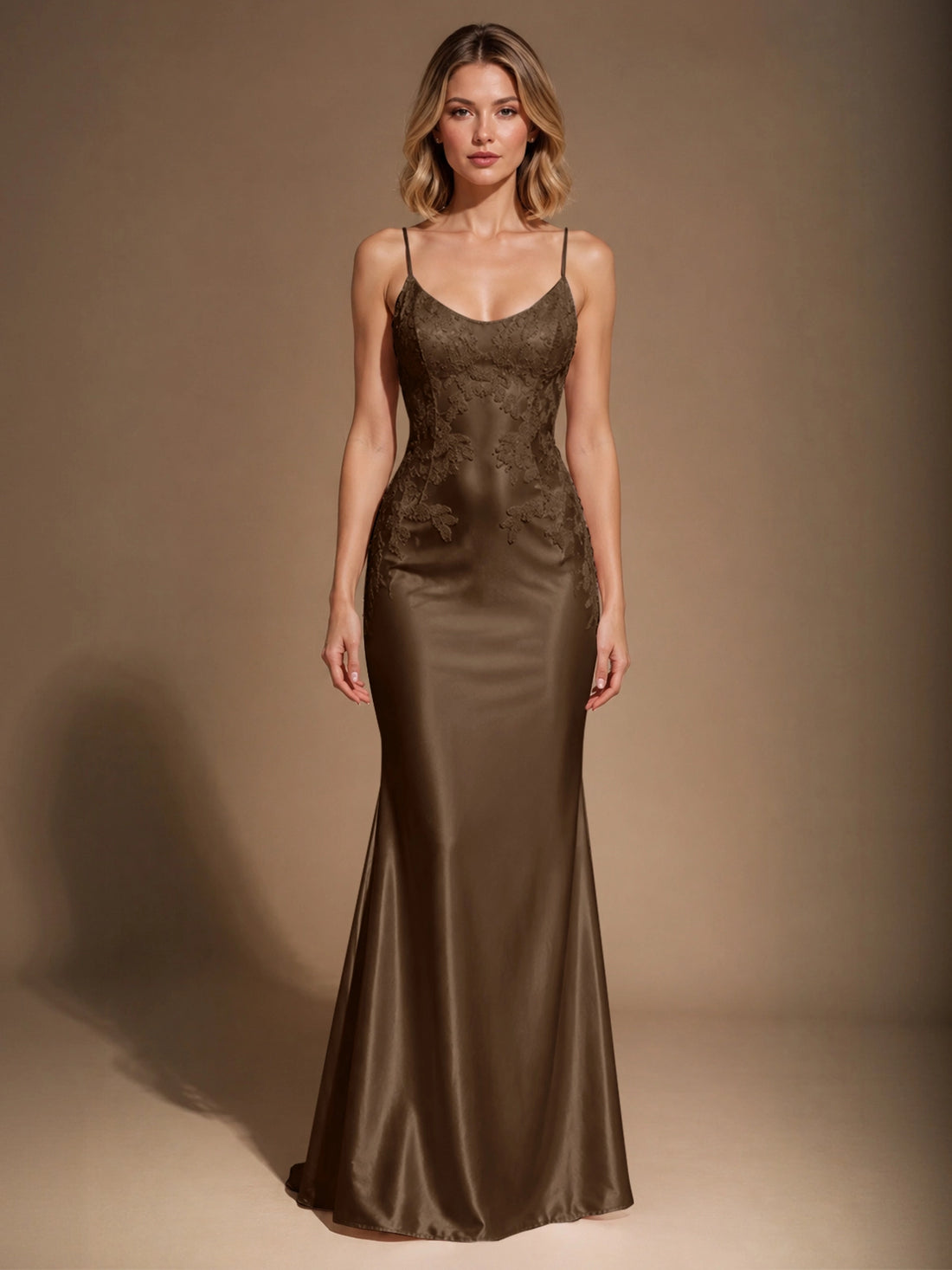 Mermaid Prom Dress with Sequin Appliques 