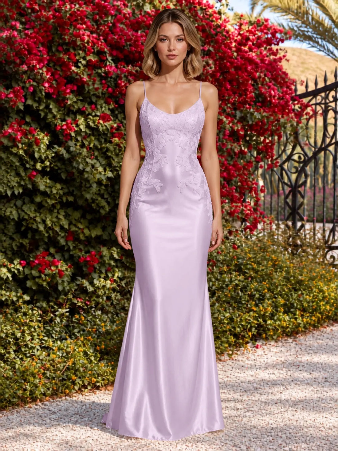 Mermaid Prom Dress with Sequin Appliques 