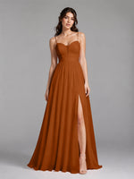 A-Line Bridesmaid Dress with Spaghetti Straps