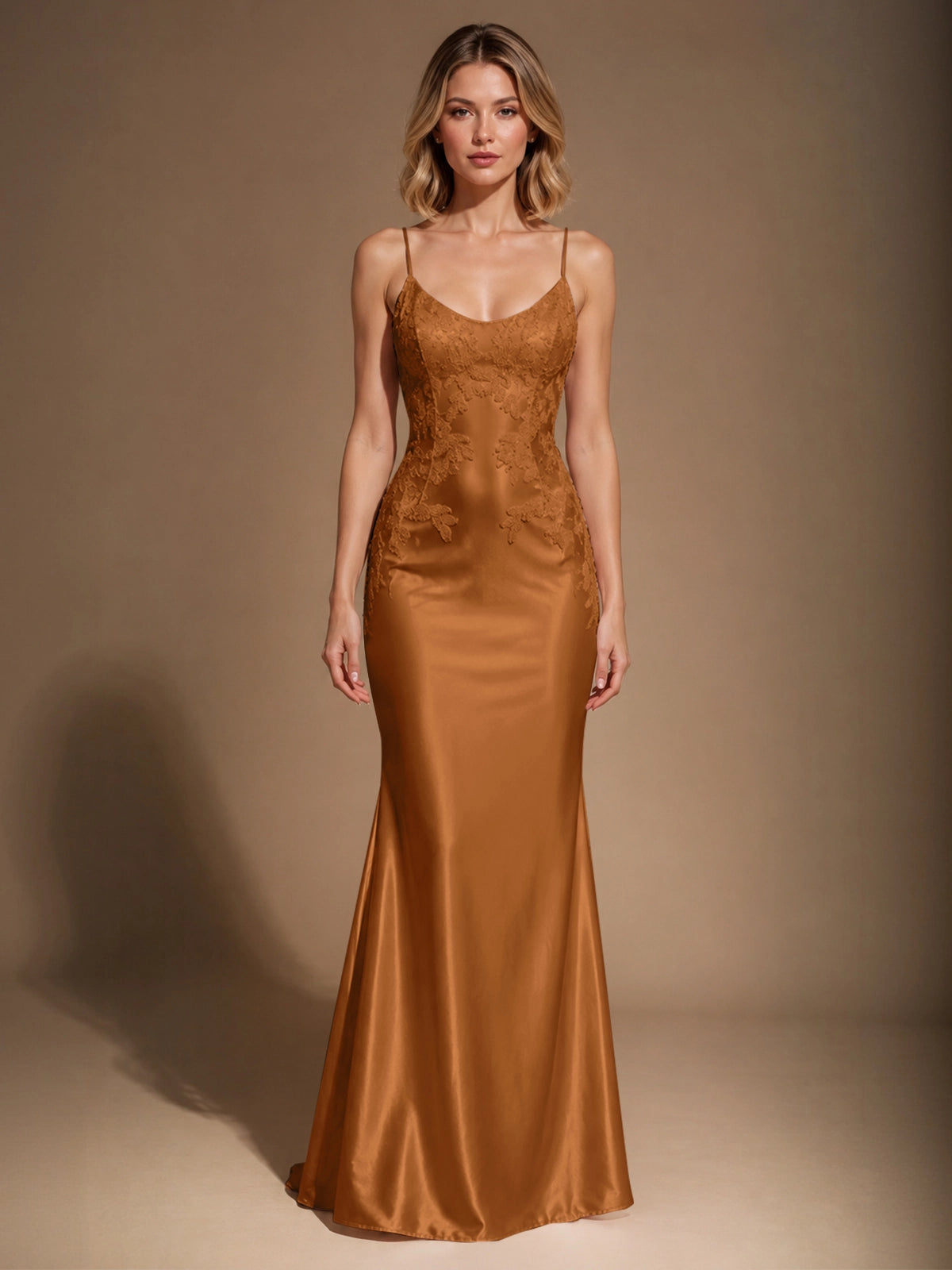 Mermaid Prom Dress with Sequin Appliques 