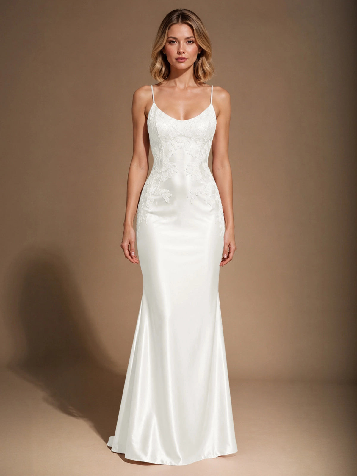 Mermaid Prom Dress with Sequin Appliques 