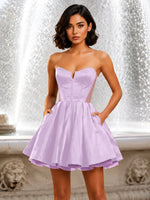 A-line Homecoming Dress with Hidden Pockets 