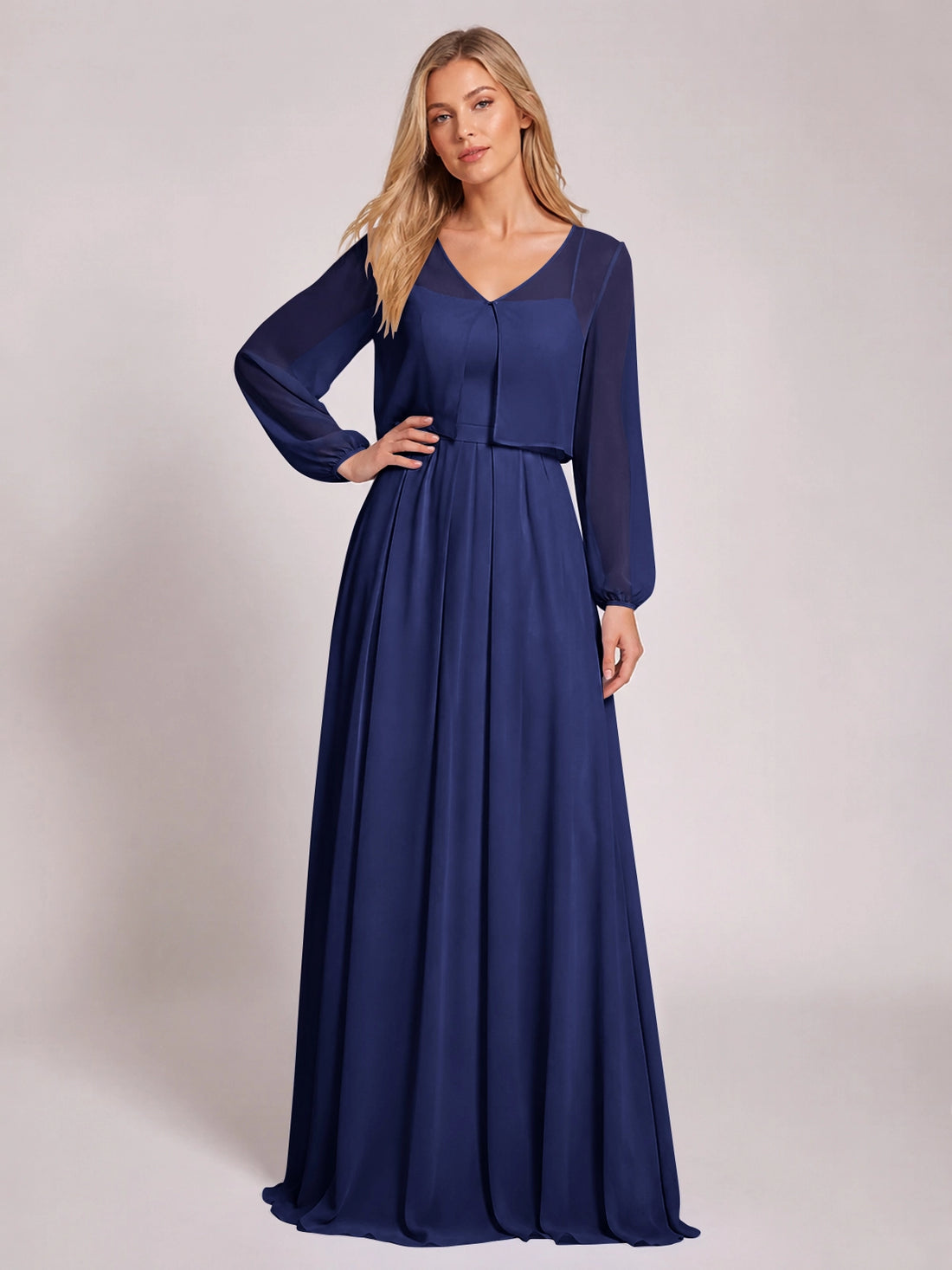 Two-Piece Square Neckline Bridesmaid Dress with Jacket