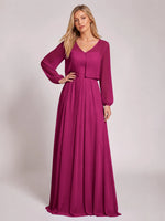 Two-Piece Square Neckline Bridesmaid Dress with Jacket