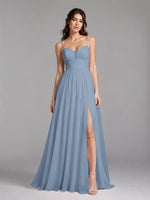 A-Line Bridesmaid Dress with Spaghetti Straps