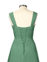 Ruched Chiffon Two-Piece Dress Set 