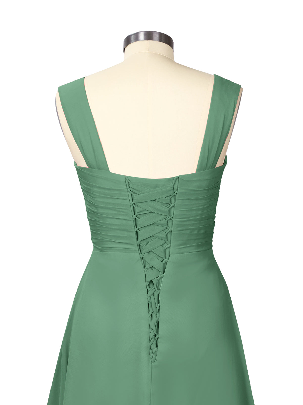Ruched Chiffon Two-Piece Dress Set 