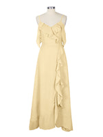 Flowy Spaghetti Bridesmaid Dress 