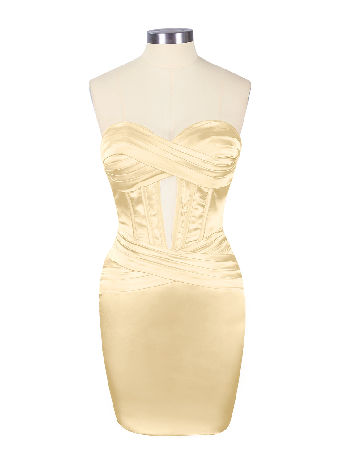 Sweetheart Corset Cutout Mini Dress 