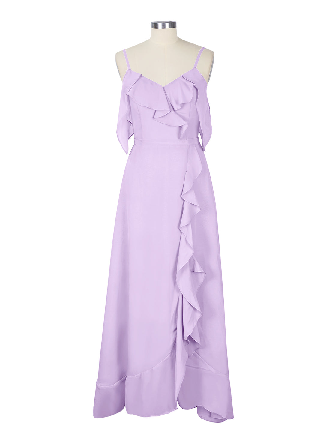Flowy Spaghetti Bridesmaid Dress 
