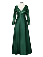 Long Sleeveless Sequin Prom Dress 