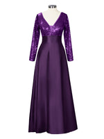 Long Sleeveless Sequin Prom Dress 
