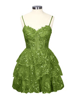 Sequin Appliques Mini Dress 