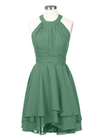 Halter Bridesmaid Dress 