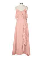 Flowy Spaghetti Bridesmaid Dress 