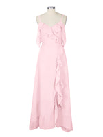 Flowy Spaghetti Bridesmaid Dress 