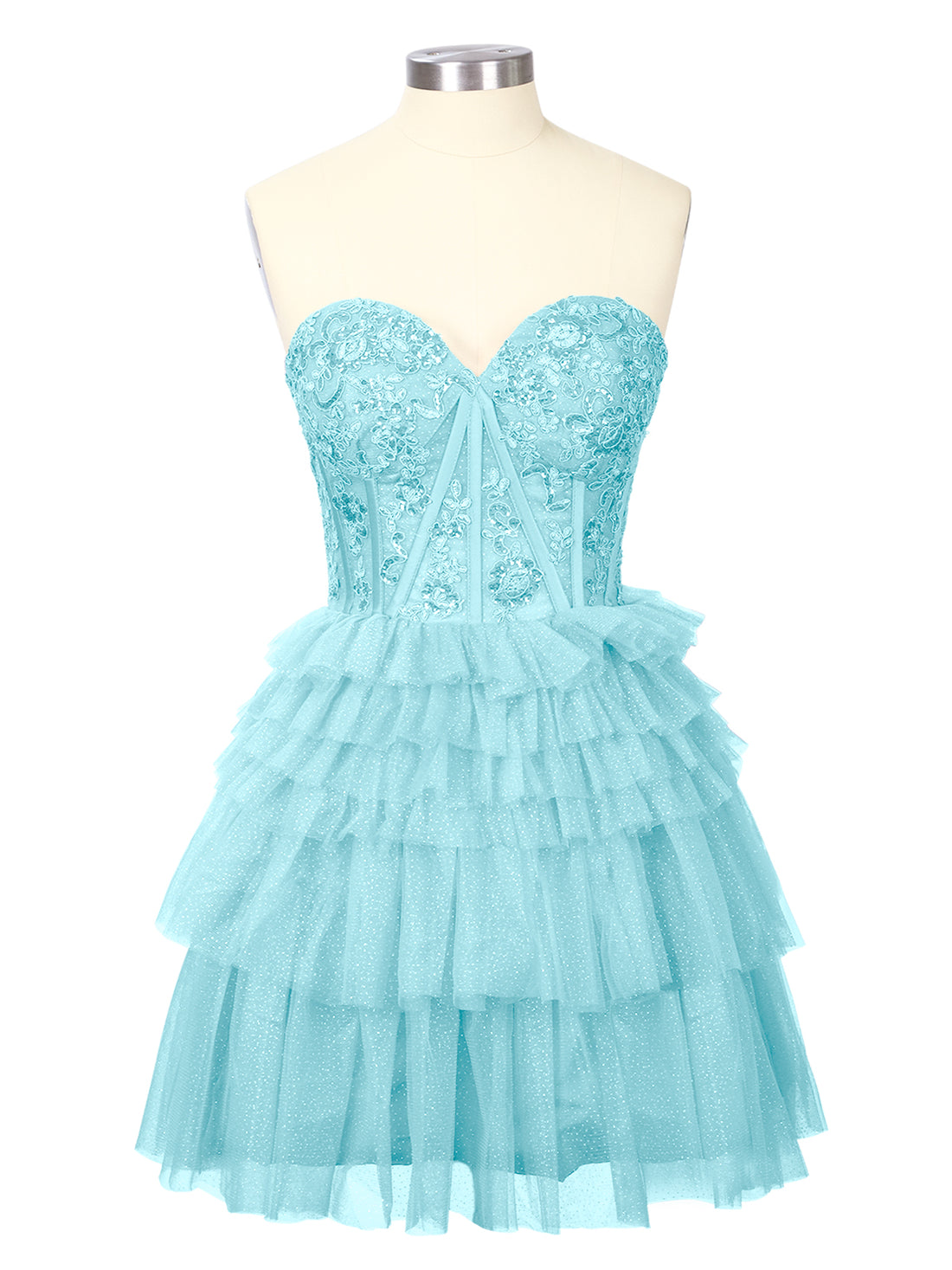 Sparkle Sweetheart Mini Gown Dress 