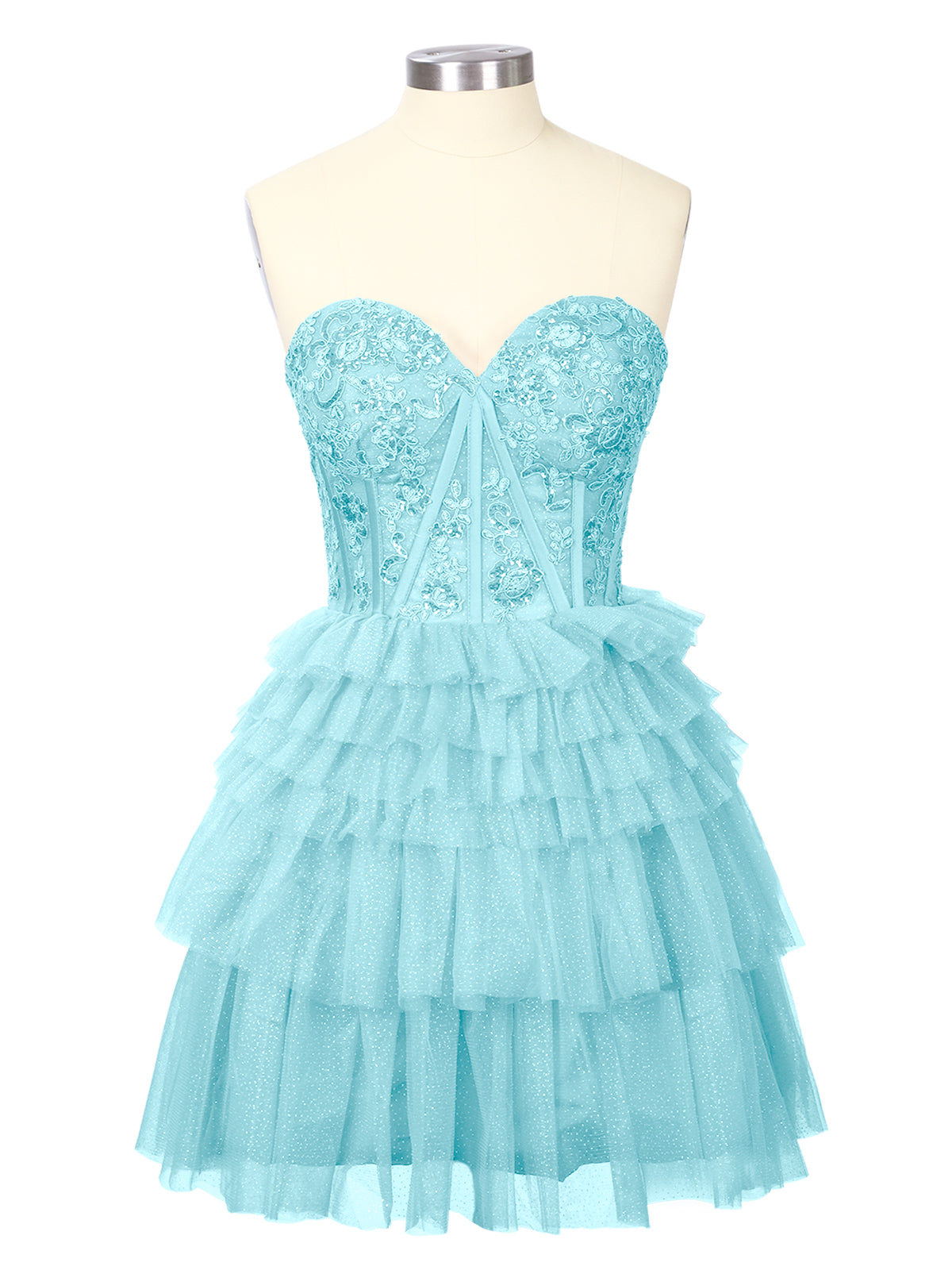 Sparkle Sweetheart Mini Gown Dress 