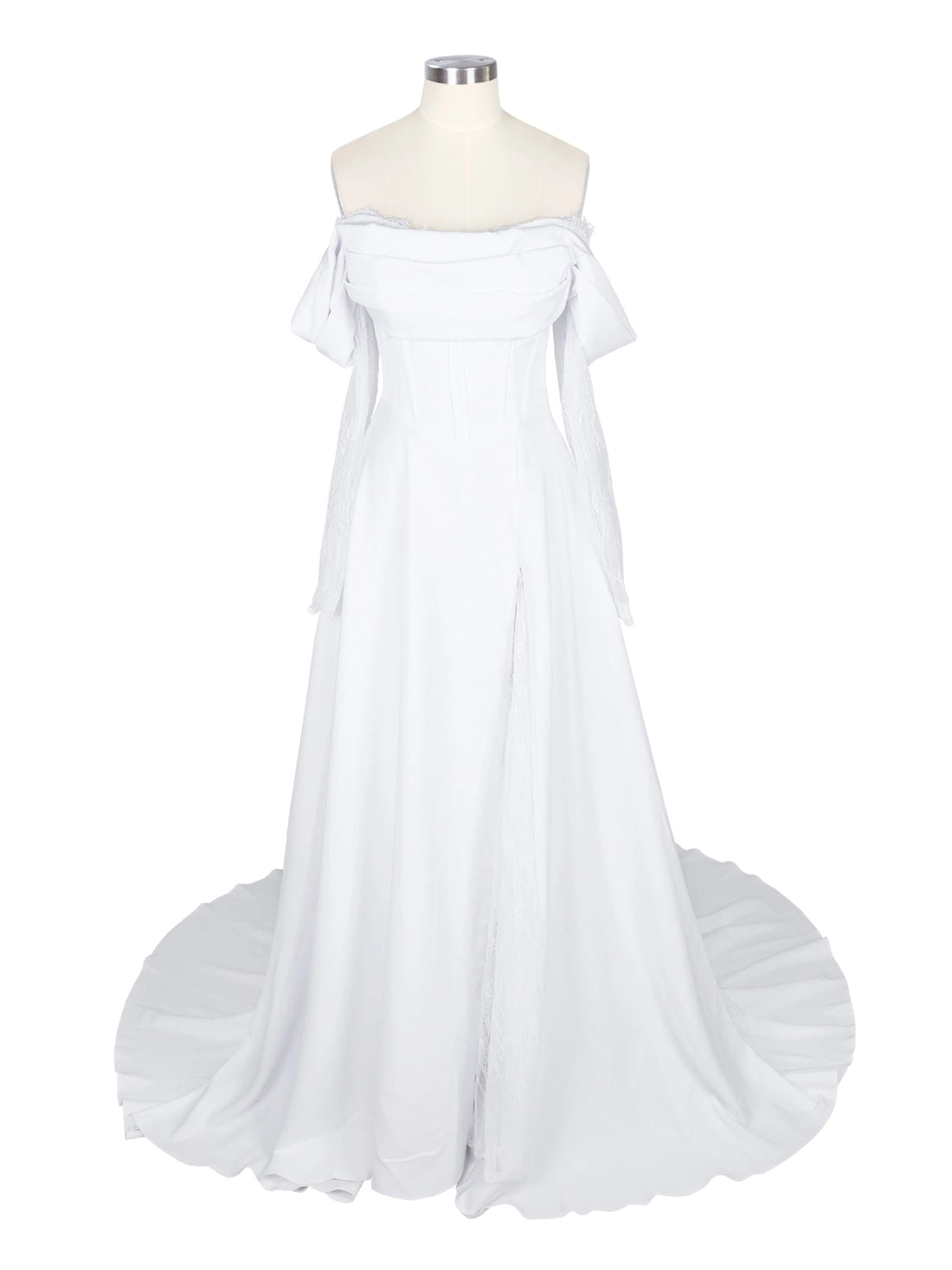 Lace Long Sleeves Wedding Dress 