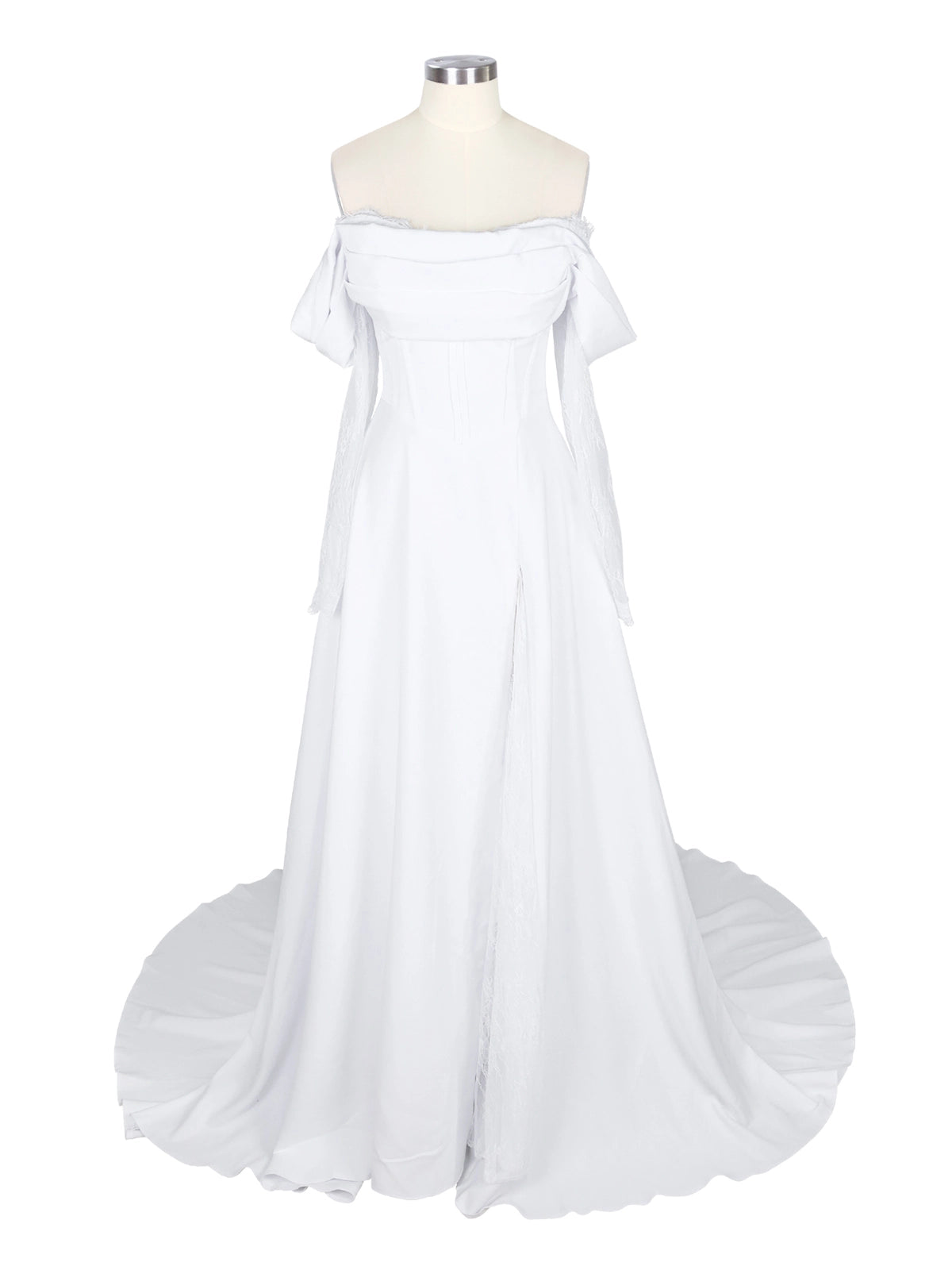 Lace Long Sleeves Wedding Dress 