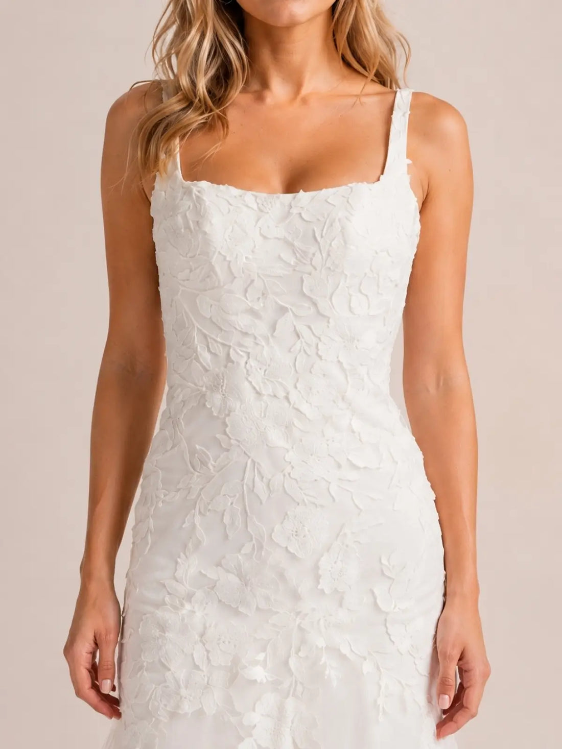 Trumpet Wedding Dress with Corset Back Bodice