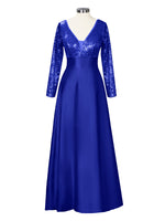 Long Sleeveless Sequin Prom Dress 