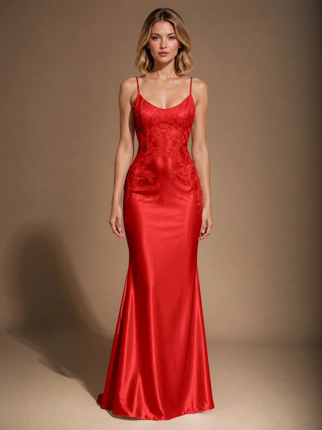 Mermaid Prom Dress with Sequin Appliques 