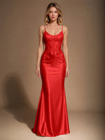 Mermaid Prom Dress with Sequin Appliques 
