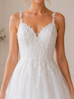 Tulle Wedding Dress with Cutout Details