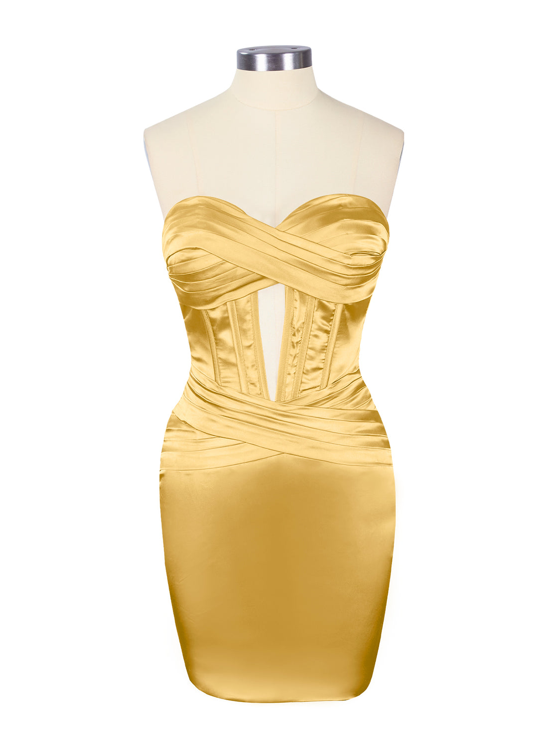 Sweetheart Corset Cutout Mini Dress 