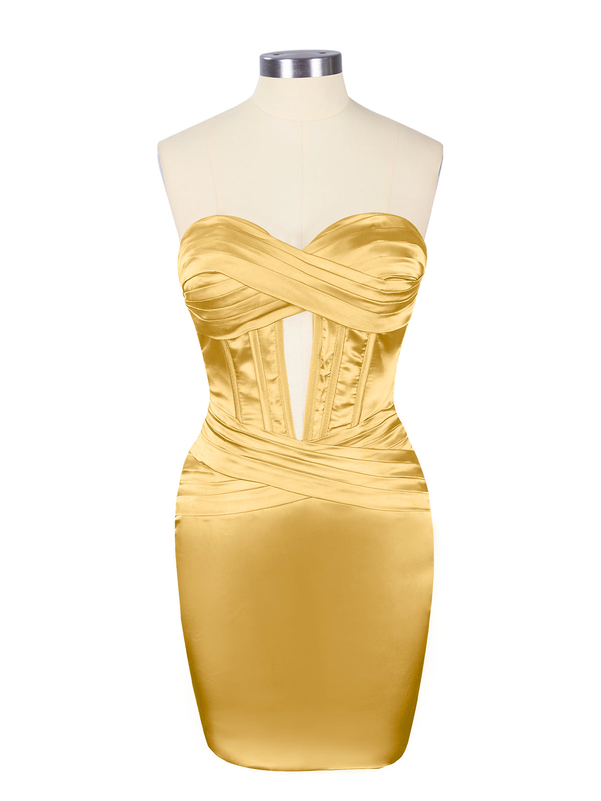 Sweetheart Corset Cutout Mini Dress 